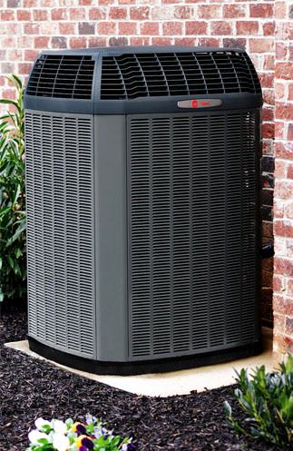 Trane unit outside of home